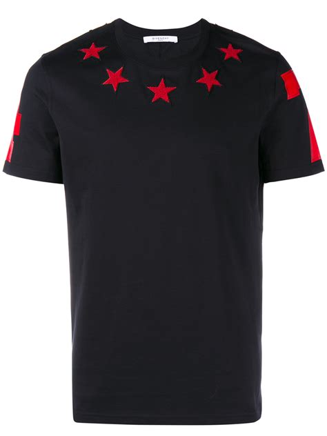 givenchy star shirt sale|givenchy signature t shirt.